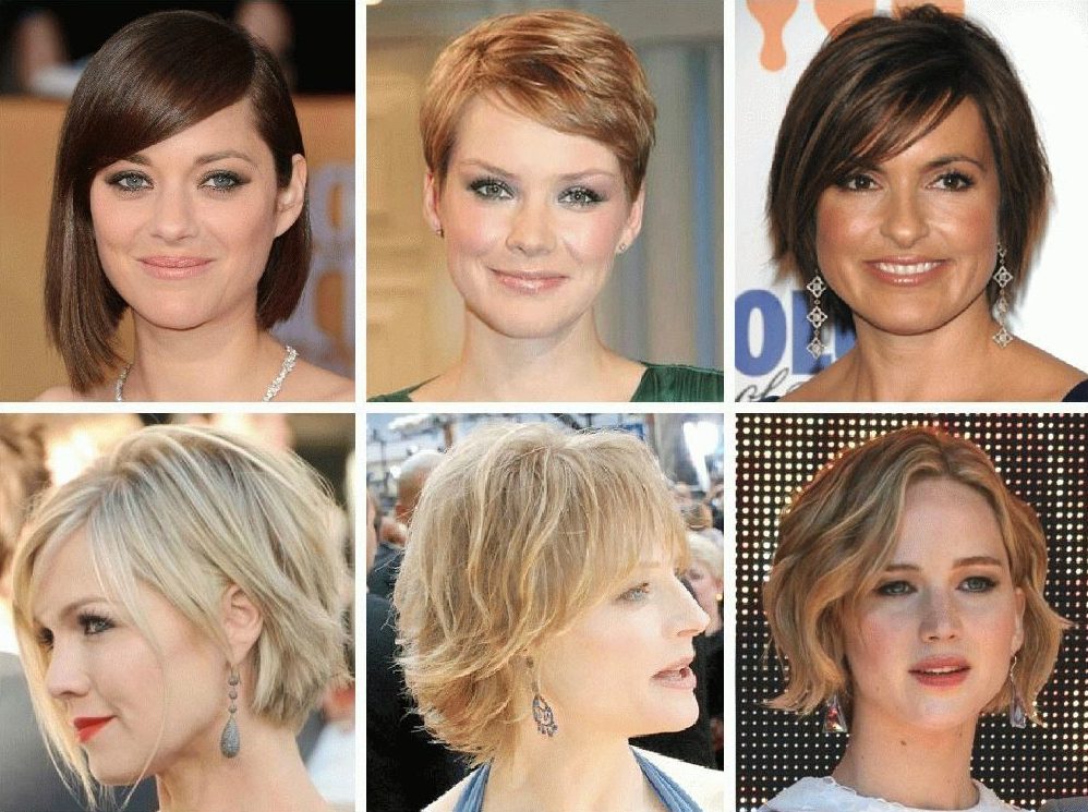 Модные стрижки волос женщинам после 40 лет 2021, женские короткие и средние прически, круглое лицо, красивые прически с фото 45 летним