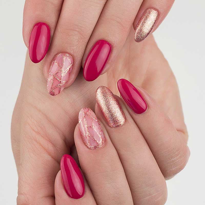 Розовый маникюр, красивые розовые ногти 2023