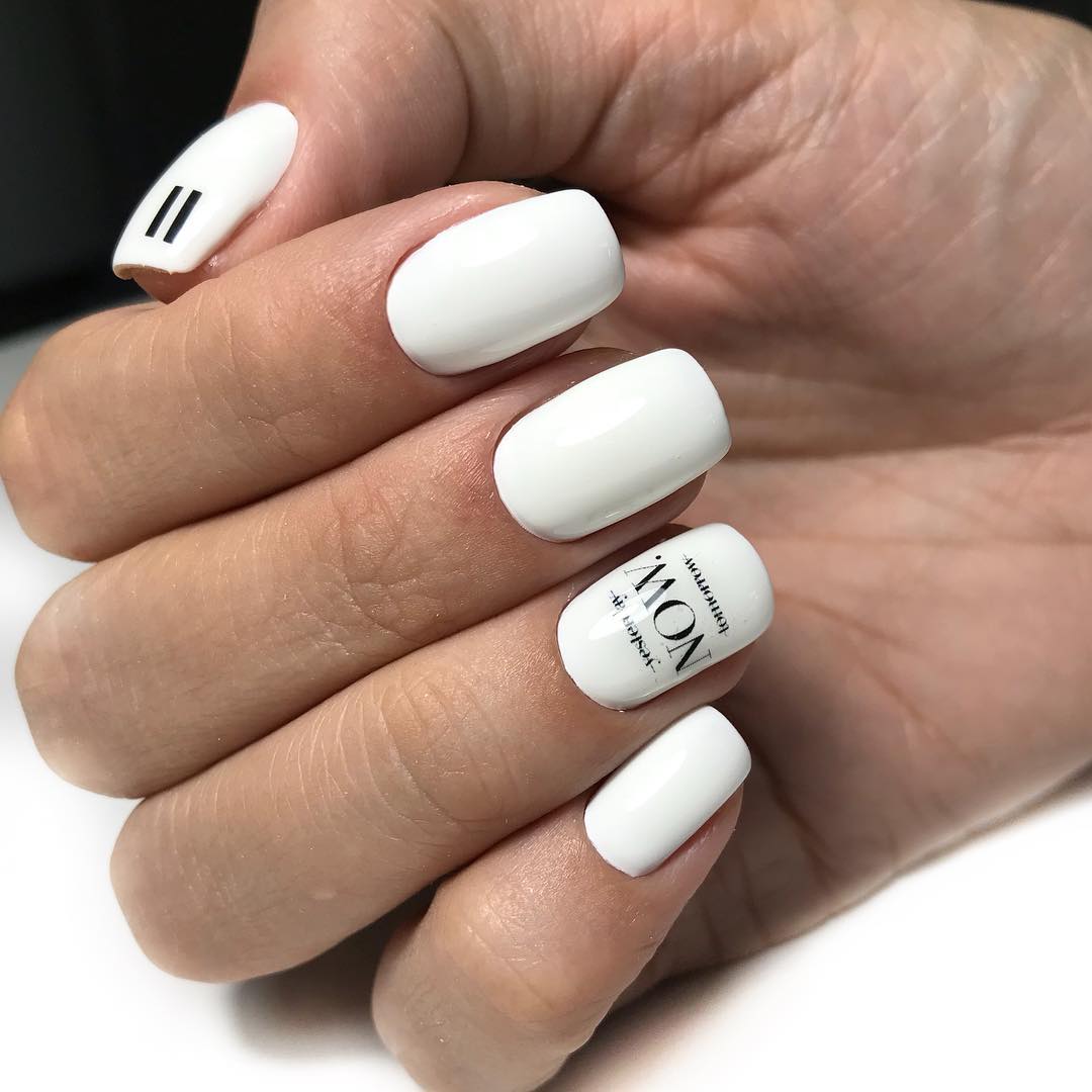Белые ногти 2020 идеи с фото, красивый белый маникюр зимы, весны, лета и осени