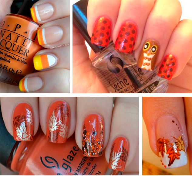 Оранжевые ногти 2022 - красивый оранжевый дизайн маникюра ногтей