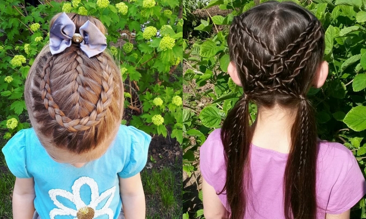 Прически девочкам 5 лет с косами и кудряшками 2020