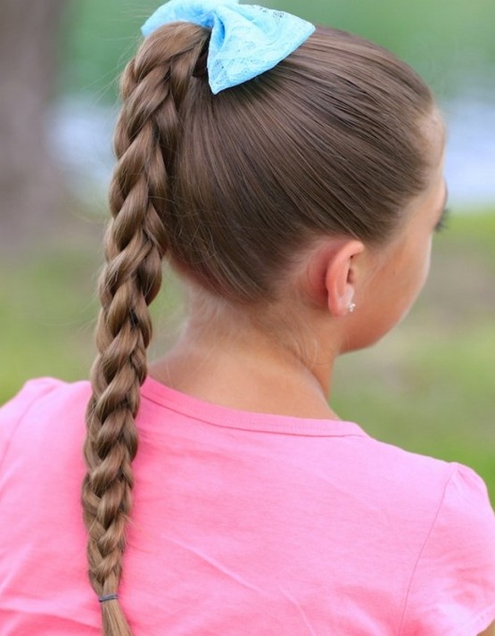 Прически девочкам 7-8 лет, легкие на тонкие волосы 2020